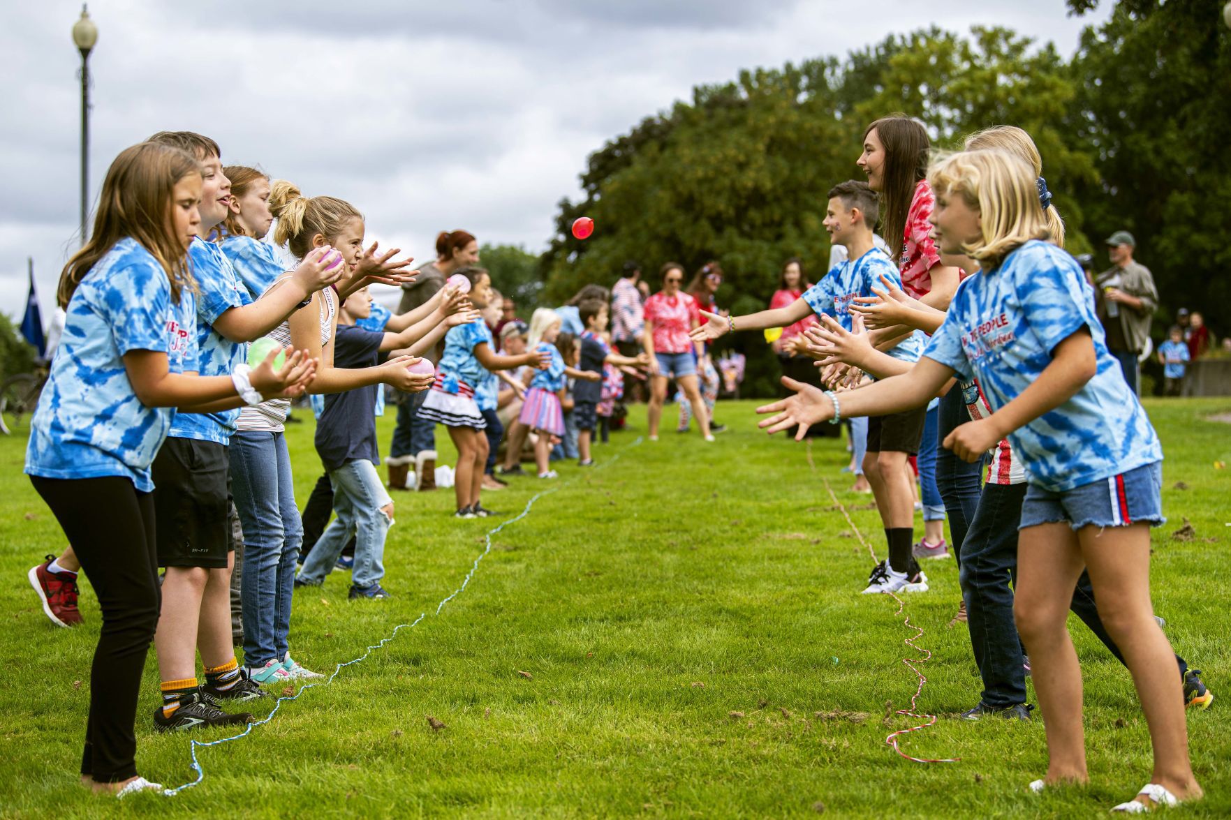 Water balloon toss